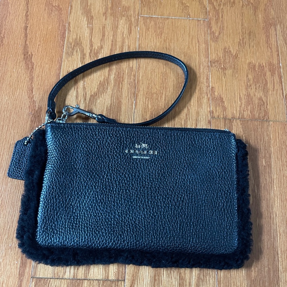 Black Coach wristlet